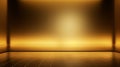 Elegant Minimalist Background With Golden Chiaroscuro For Software Presentation Royalty Free Stock Photo