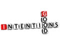 3D Good Intentions Crossword