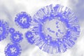 Novel coronavirus illustration