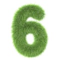 3d Grass creative cartoon nature decorative number 6