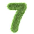 3d Grass creative cartoon nature decorative number 7