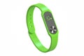 3D green activity tracker or fitness bracelet, 3D rendering