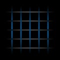 3d grey and blue fading neon light elements, grid on black background. Futuristic abstract pattern. EPS 10 Royalty Free Stock Photo