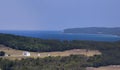 D.H. Day Farm and Coastline, Sleeping Bear Dunes National Lakeshore, Michigan Royalty Free Stock Photo