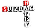 3D Happy Sunday Crossword