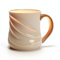 3d Harmony Mug Lamp: Curved Coffee Mug With Creative Design