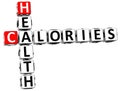 3D Health Calories Crossword