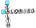 3D Health Calories Crossword