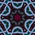 3d hexagonal color gradient pattern