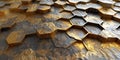 3D Hexagonal Texture Background Design , Abstract 3D Hexagon Pattern Rendering , Geometric Hexagonal 3D Texture Background Royalty Free Stock Photo