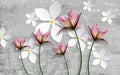 3d flower design wallpaper background,