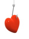 3d Hooked heart