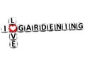 3D I Love Gardening Crossword