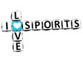 3D I Love Sports Crossword Block text