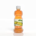 3D ice tea transparent plastic bottle