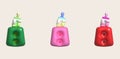 3d icon. Baby bottle warmer. for newborns to clean