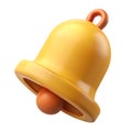 3D icon, Notification Bell A ringing bell Royalty Free Stock Photo