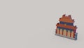 3d icon of temple of heaven