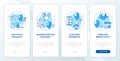 Walkthrough cognitive computing advantages with line icons