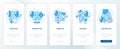Walkthrough cognitive computing features with blue icons