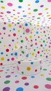 National Gallery Singapore Extraordinary Artistic Journey 3D Illusion Colorful Dots Yayoi Kusama Life is the Heart of a Rainbow