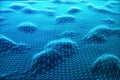 3D illustration abstract digital wireframe landscape. Cyberspace landscape grid. 3d technology. Abstract internet