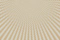 3D illustration, abstract pattern of diverging  alternating pigtailed rays of two colors beige Buttercream and brown Desert Mist Royalty Free Stock Photo