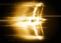 3d illustration of an abstract phoenix flying in the dark