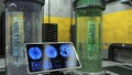 3D-illustration of an alien biologic laboratory Royalty Free Stock Photo