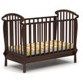 3d illustration baby crib on white