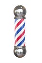 3d illustration of barber pole Royalty Free Stock Photo