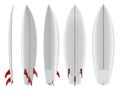 3d Illustration of blank short surfboard Royalty Free Stock Photo