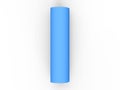 3D illustration blue yoga mat