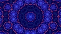 3D Illustration Blue Zigzag Circle Background wallpaper