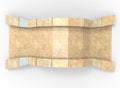 3d illustration of bridge.
