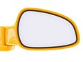 3d illustration car mirror