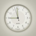 a clock showing three seconds to nine Royalty Free Stock Photo