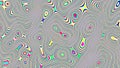 3d illustration colordul water pattern, texture. abstract chaotic pop art water surface pattern. great for summer background Royalty Free Stock Photo