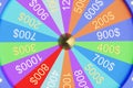 3d illustration colorful wheel of luck or fortune. Roulette fortune spinning wheels, casino wheel. Wheel fortune Royalty Free Stock Photo