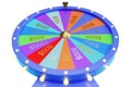 3d illustration colorful wheel of luck or fortune. Roulette fortune spinning wheels, casino wheel. Wheel fortune on Royalty Free Stock Photo