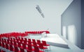 3d Illustration of Conference hall with chairs Royalty Free Stock Photo