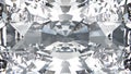3D illustration crop diamond macro zoom