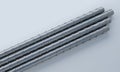 3D rendering of reinforcements steel TMT bars Royalty Free Stock Photo