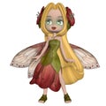 Cute toon fairytale figure Royalty Free Stock Photo