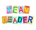 Team leader concept.