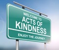 Acts of kindness concept. Royalty Free Stock Photo