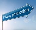 Privacy protectio concept.