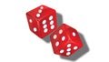 3d illustration Dice Image With White Background Royalty Free Stock Photo