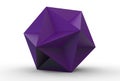 3d illustration of dodecahedron