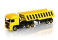 3d illustration dump truck semitrailer. 3d icons for the site Royalty Free Stock Photo